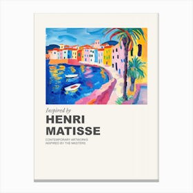 Museum Poster Inspired By Henri Matisse 4 Canvas Print