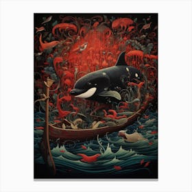 Orca Whale 4 Canvas Print