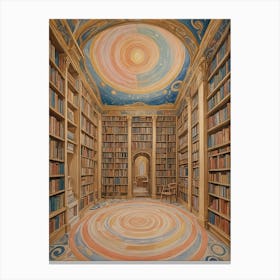 Galaxy Library Canvas Print