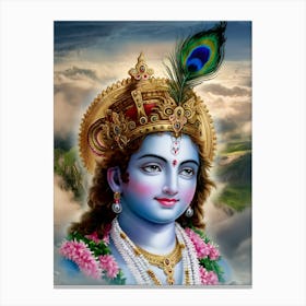 Lord Krishna 12 Canvas Print