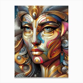 Cleopatra Portrait Artwork 156 Canvas Print