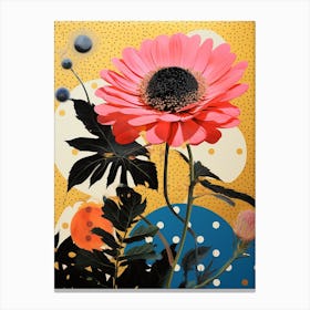 Surreal Florals Daisy 1 Flower Painting Canvas Print