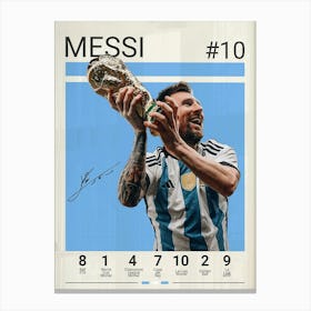 Lionel Messi 23 Canvas Print