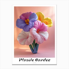 Dreamy Inflatable Flowers Poster Wild Pansy 1 Canvas Print