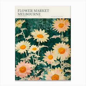 Flower Market Melbourne Canvas Print