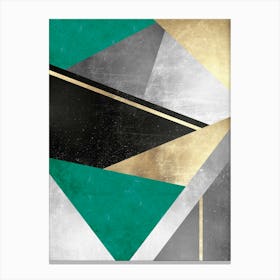 Marble And Gold 2 Canvas Print