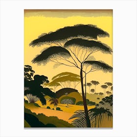 Nungwi Tanzania Rousseau Inspired Tropical Destination Canvas Print