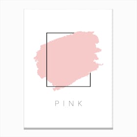 Pink Color Box Canvas Print