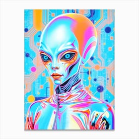 Alien in Soft Gloss Canvas Print