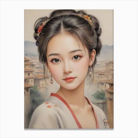 Chinese Girl 2 1 Canvas Print