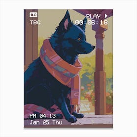 Dog - Screenshot Canvas Print