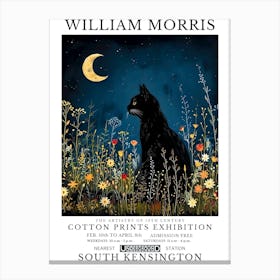 William Morris Exhibition Animals Series 12 Canvas Print