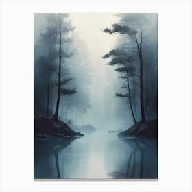 Foggy Forest 1 Canvas Print