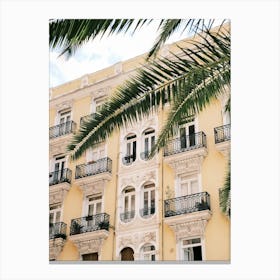 Houses of Valencia // Spain, Travel Photography Canvas Print