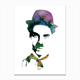 Charlie Chaplin Canvas Print