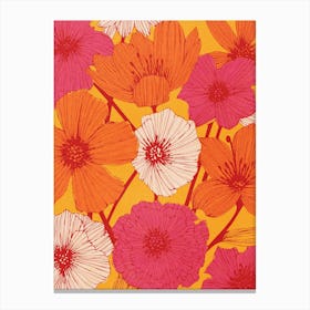 Summer Flowers in Canvas Print