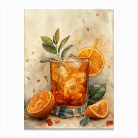 Aperol Spritz Art Print 462 Canvas Print