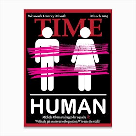 Human Times Canvas Print