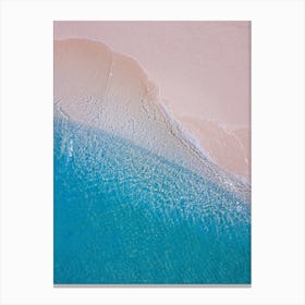 Aerial View Of A Beach 1 Canvas Print