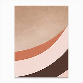 Curving Colors Canvas Print
