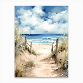 Path To The Beach Canvas Print