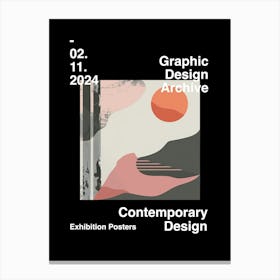 Graphic Design Archive Poster 16 Canvas Print