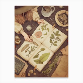 Witch Herbology Canvas Print