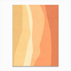 Abstract Wavy Lines - Lf Canvas Print