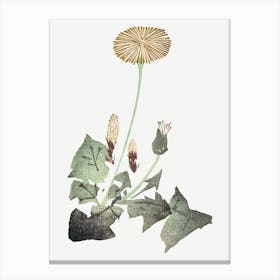 Hokusai Dandelion Canvas Print