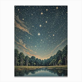 Stars In The Sky Canvas Print