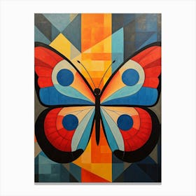 Butterfly Abstract Pop Art 8 Canvas Print