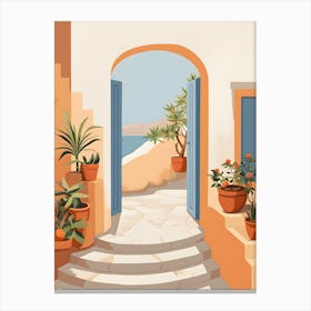 Doorway To The Sea 1 Canvas Print