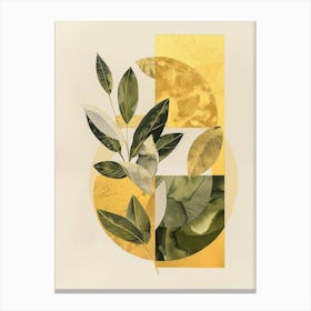 Gold Leaf Canvas Print 1 Canvas Print