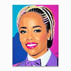 Regina King Pop Movies Art Movies Canvas Print