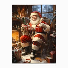 Christmas Santa 2 Canvas Print