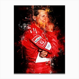 Michael Schumacher 2 Canvas Print