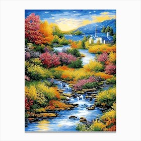 Autumn River 3 Canvas Print