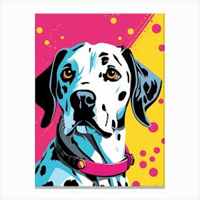 Pop Art Dalmation 4 Canvas Print