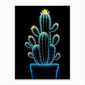 Neon Cactus Stampe su tela