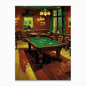 The Night Cafe - Inspired By Vincent Van Gogh 1 Canvas Print