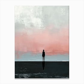 I Stand Alone, Minimalism Canvas Print