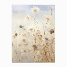Boho Dried Flowers Love In A Mist Nigella 7 Canvas Print