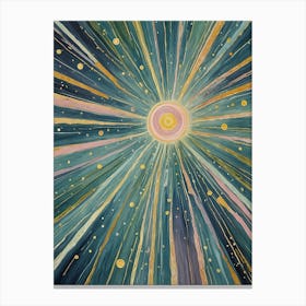 Starburst In Colour Canvas Print