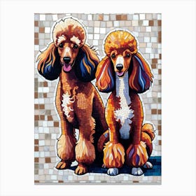 Poodles Canvas Print