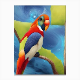 Patty Parrot Canvas Print