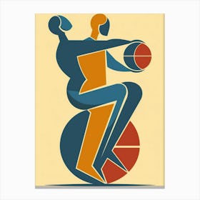 Basketball Game Canvas Print