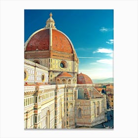 Formally The Cattedrale Di Santa Maria Del Fiore Is The Cathedral Of Florence, Italy Canvas Print