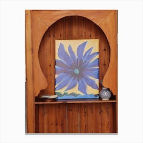 Blue Flower 1 Canvas Print