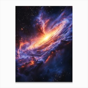 Galaxy In Space 6 Canvas Print