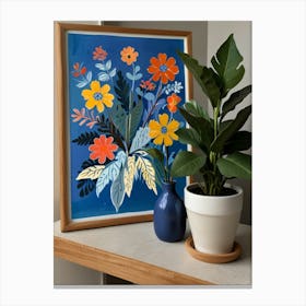 Floral Print Canvas Print